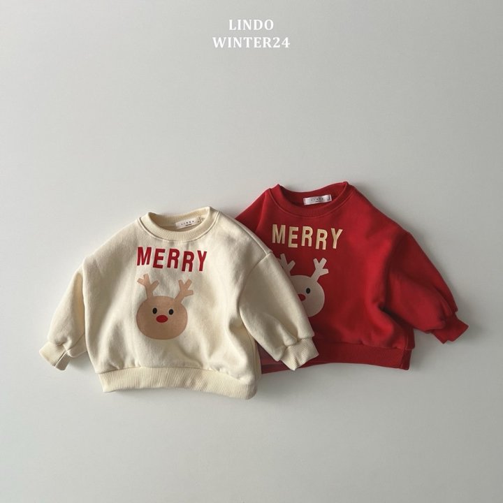 Lindo - Korean Children Fashion - #designkidswear - Rudolph Sweatshirts