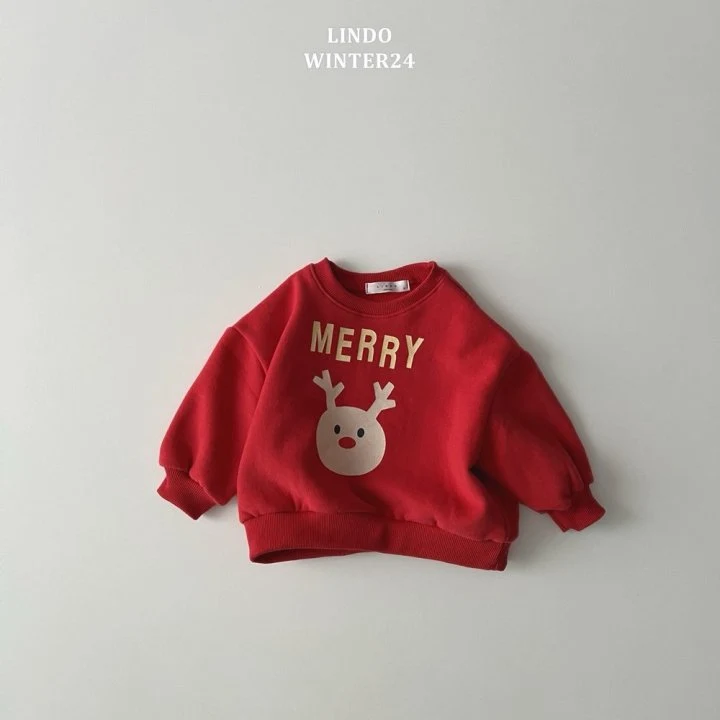 Lindo - Korean Children Fashion - #discoveringself - Rudolph Sweatshirts - 2