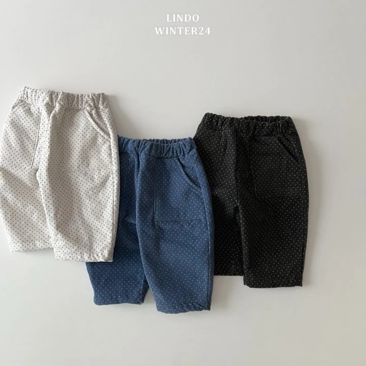 Lindo - Korean Children Fashion - #fashionkids - Coco Small Dot Corduroy Pants - 5