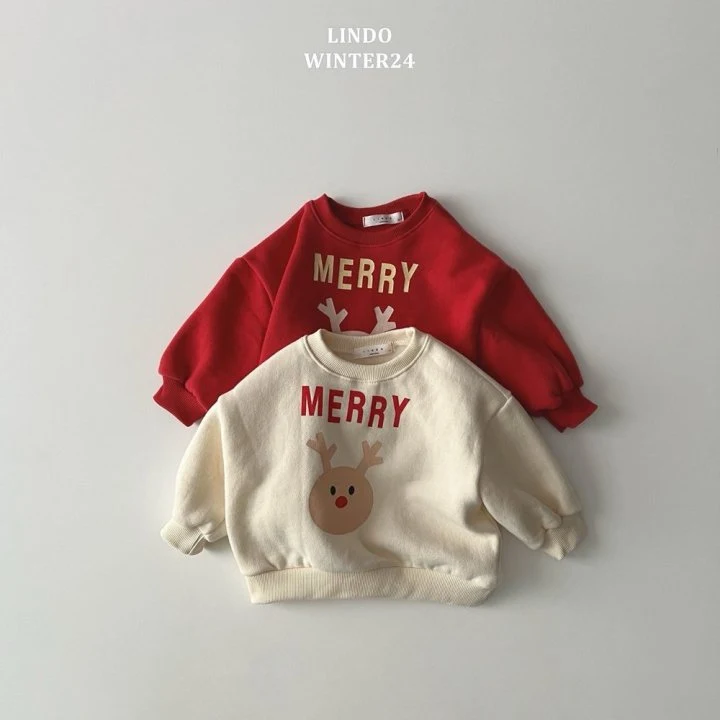 Lindo - Korean Children Fashion - #fashionkids - Rudolph Sweatshirts - 4