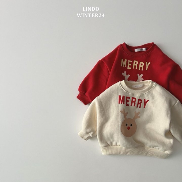 Lindo - Korean Children Fashion - #kidzfashiontrend - Rudolph Sweatshirts - 6