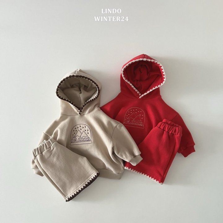 Lindo - Korean Children Fashion - #prettylittlegirls - Noel Hood Set