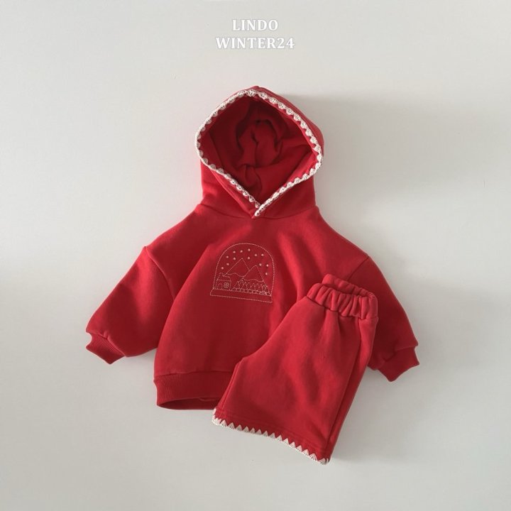 Lindo - Korean Children Fashion - #todddlerfashion - Noel Hood Set - 2