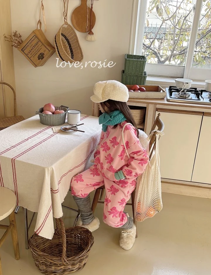 Love Rosie - Korean Children Fashion - #discoveringself - Juju Fleece Ribbon Set - 7