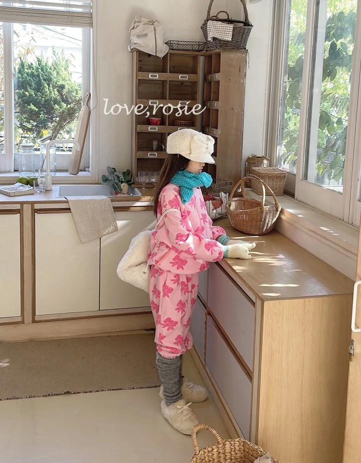 Love Rosie - Korean Children Fashion - #fashionkids - Juju Fleece Ribbon Set - 8