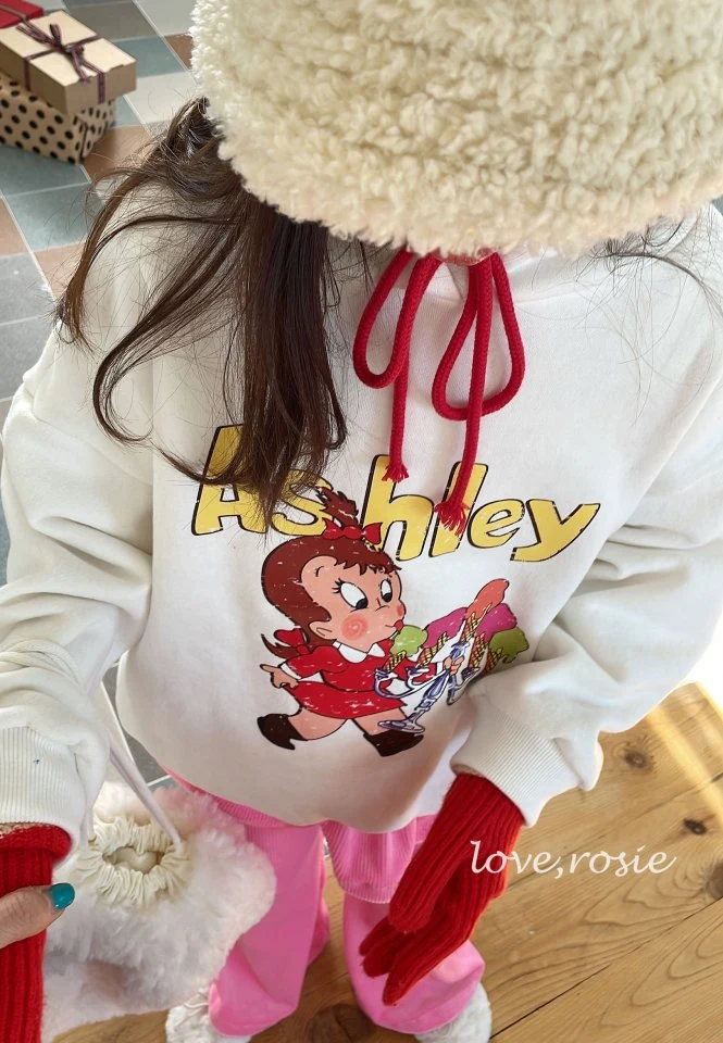 Love Rosie - Korean Children Fashion - #stylishchildhood - Ice Cream Girl Hood Sweatshirts - 6