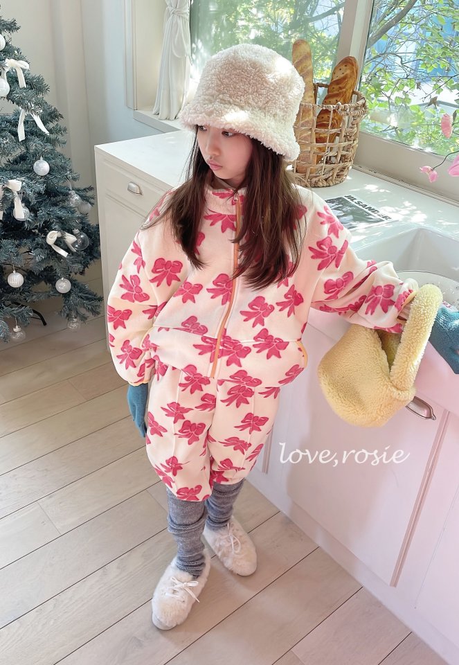 Love Rosie - Korean Children Fashion - #stylishchildhood - Juju Fleece Ribbon Set - 3