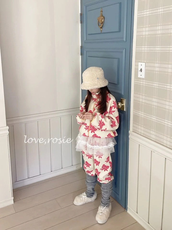 Love Rosie - Korean Children Fashion - #todddlerfashion - Juju Fleece Ribbon Set