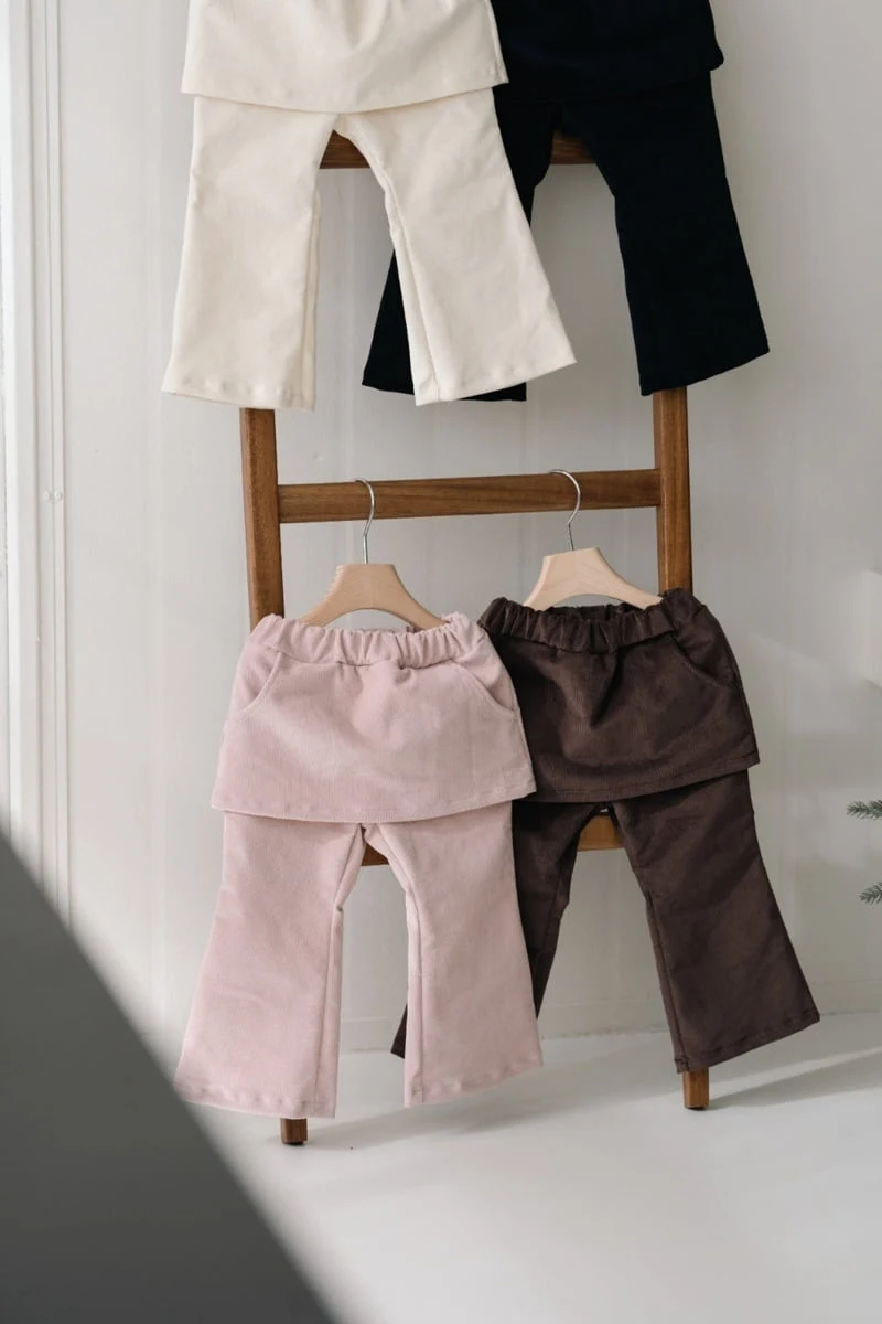 Loveplain - Korean Children Fashion - #stylishchildhood - Span Corduroy Skirt Leggings