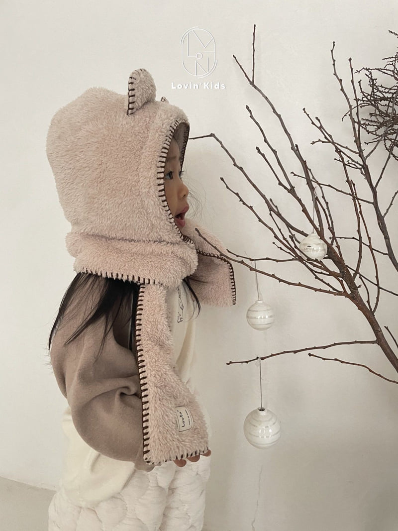 Lovin - Korean Children Fashion - #discoveringself - Bear Hood Muffler - 10