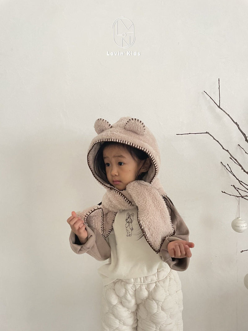 Lovin - Korean Children Fashion - #fashionkids - Bear Hood Muffler - 11