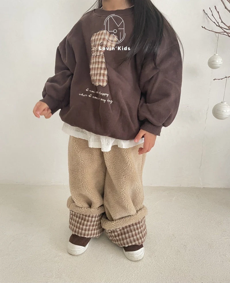 Lovin - Korean Children Fashion - #kidsshorts - Check Roll-up Pants - 8