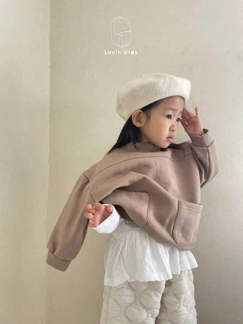 Lovin - Korean Children Fashion - #magicofchildhood - Pocket High Neck Tee - 6