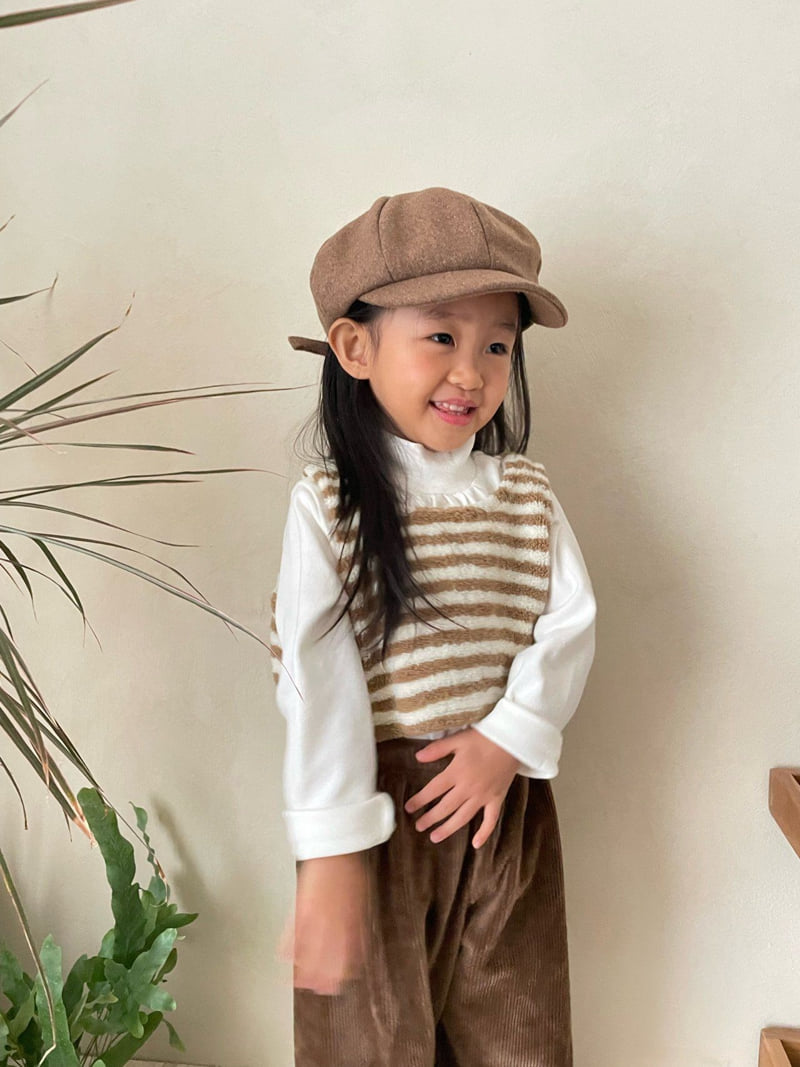 Lovin - Korean Children Fashion - #minifashionista - Shirring Turtleneck Tee - 8