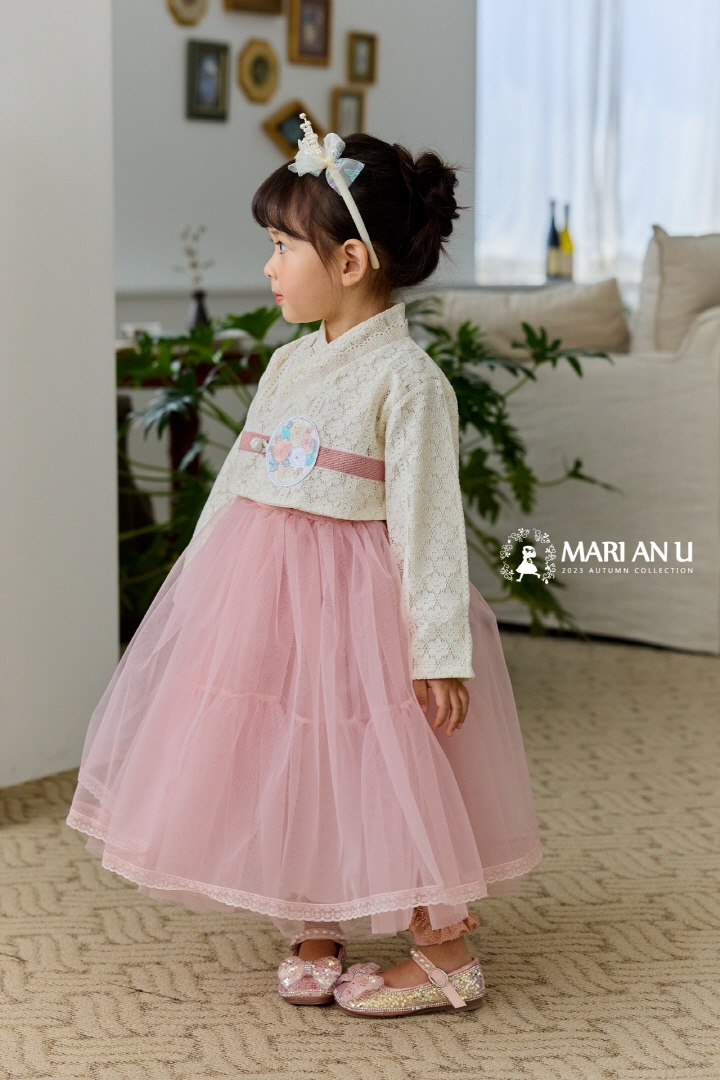 Mari An U - Korean Children Fashion - #childofig - Ruby Hanbok - 3