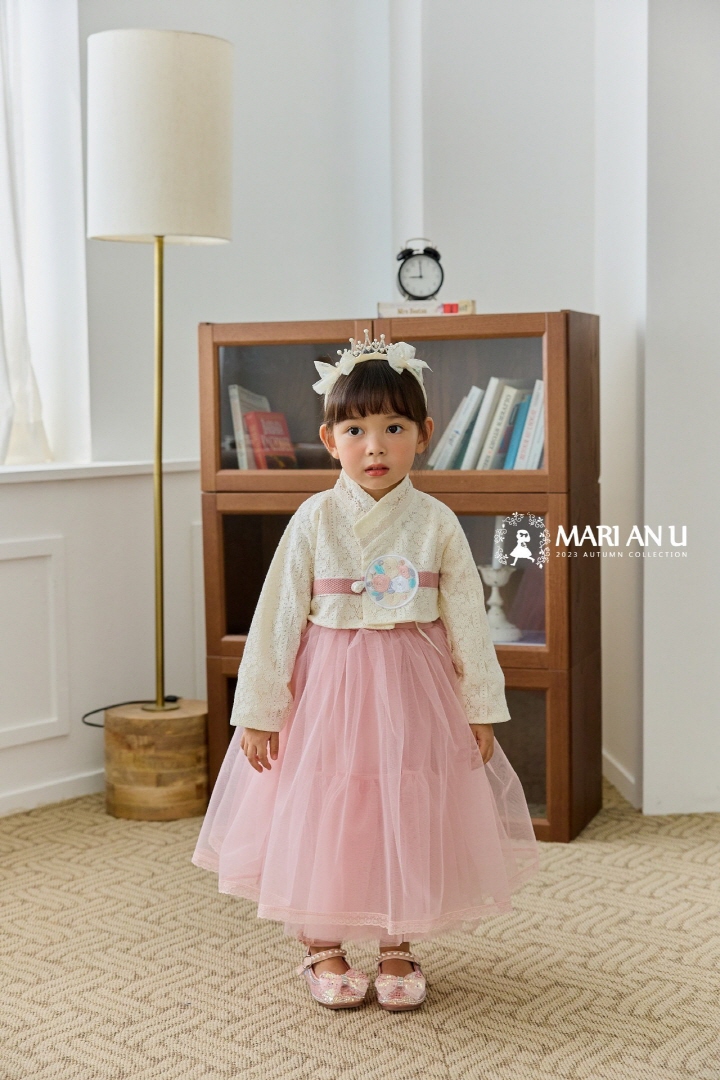 Mari An U - Korean Children Fashion - #childofig - Ruby Hanbok - 4