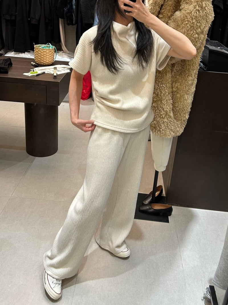 Merry J - Korean Women Fashion - #momslook - Zen Pleats Pants - 3