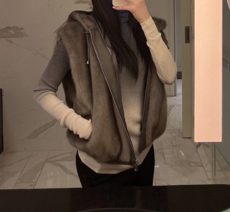 Merry J - Korean Women Fashion - #momslook - Lindy Hood Vest - 12