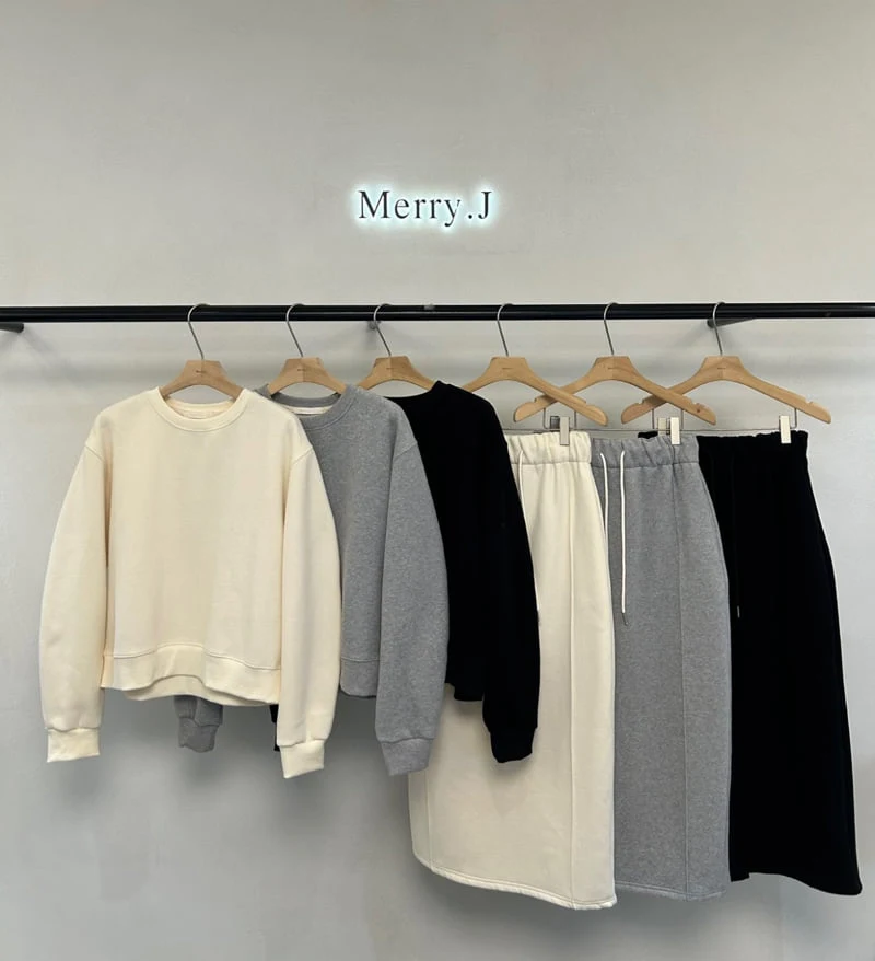 Merry J - Korean Women Fashion - #womensfashion - Flecce Vin Chaud Balloon Sleeve Tee