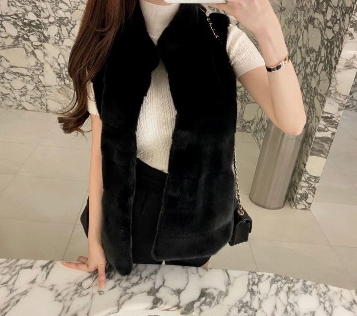 Merry J - Korean Women Fashion - #womensfashion - Couch Soft Vest - 6