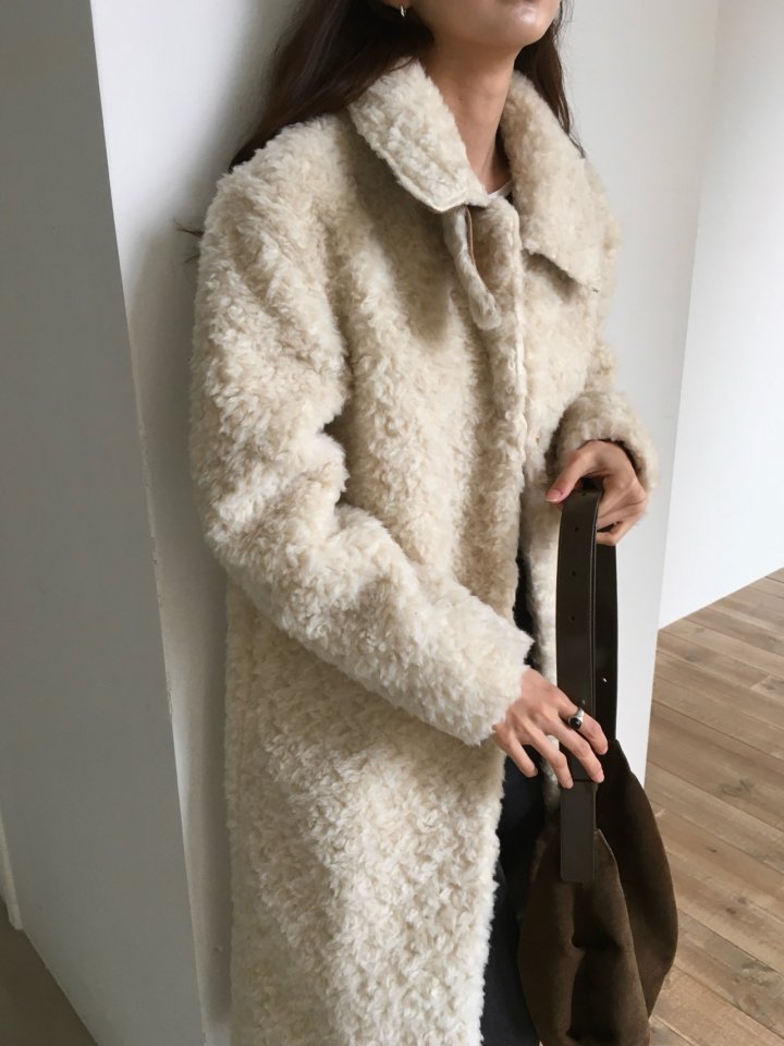 Moani - Korean Women Fashion - #momslook - Shirring Soft Coat - 6