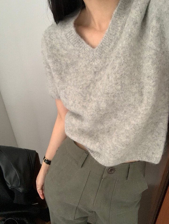 Moani - Korean Women Fashion - #womensfashion - Alpaca V Knit - 3