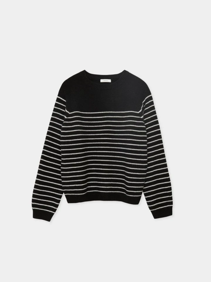 Moani - Korean Women Fashion - #womensfashion - Beaute Stripe Knit - 2