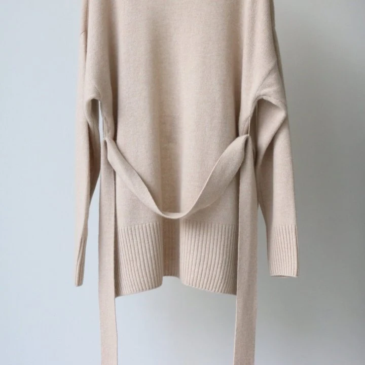 Moani - Korean Women Fashion - #womensfashion - Wool Cash Slit Robe Cardigan - 7