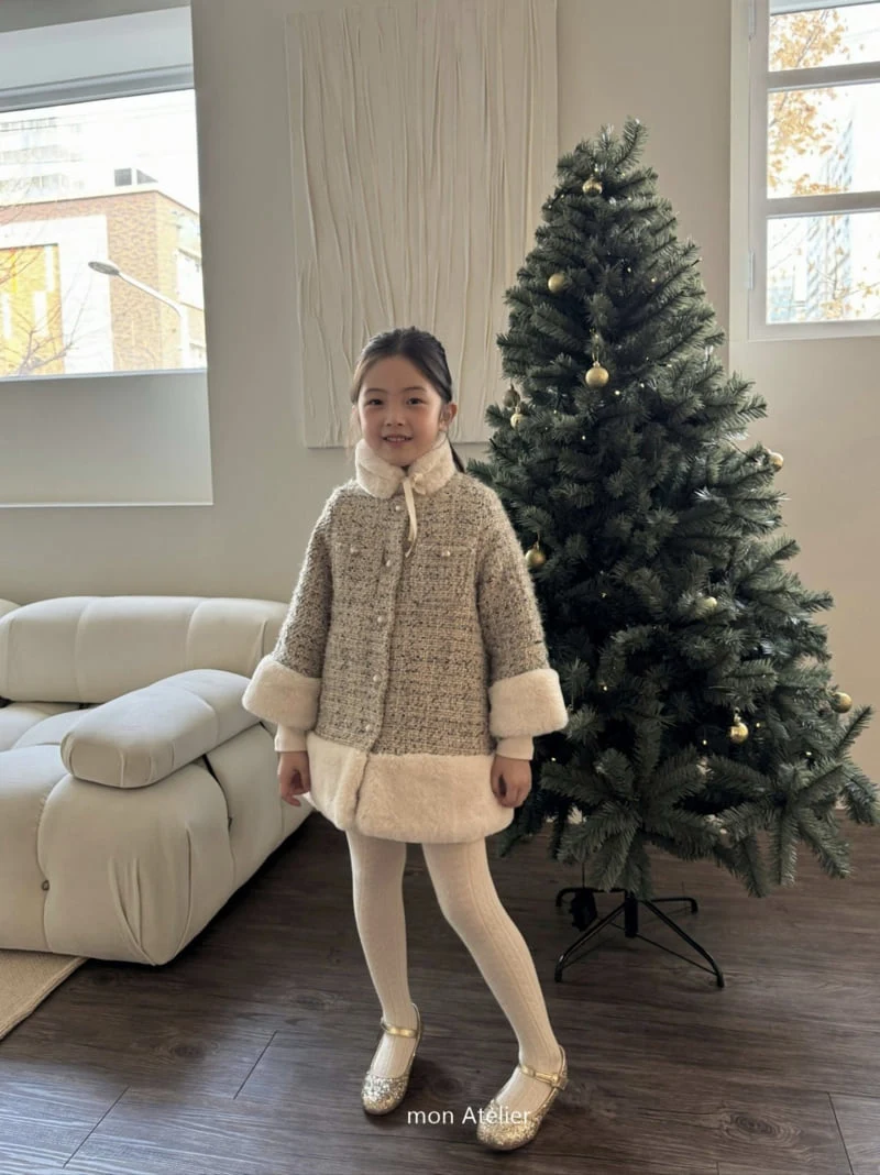 Mon Atelier - Korean Children Fashion - #childrensboutique - Mink Muffler - 3