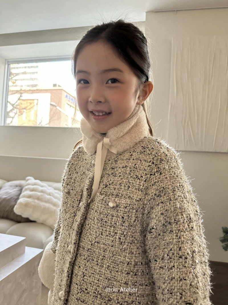 Mon Atelier - Korean Children Fashion - #childrensboutique - Mink Muffler - 4