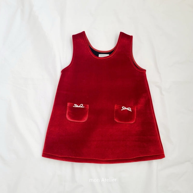 Mon Atelier - Korean Children Fashion - #prettylittlegirls - Velvet One-piece - 11