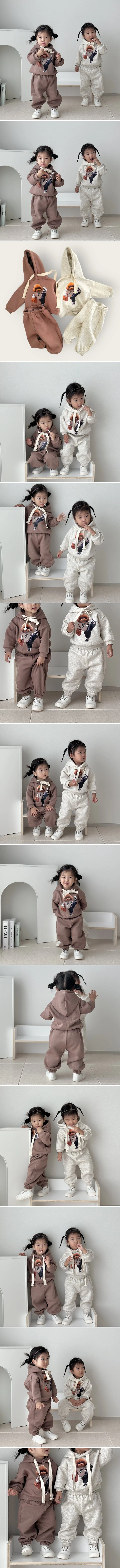 Moran - Korean Baby Fashion - #babyfever - Bichon Top Bottom Set