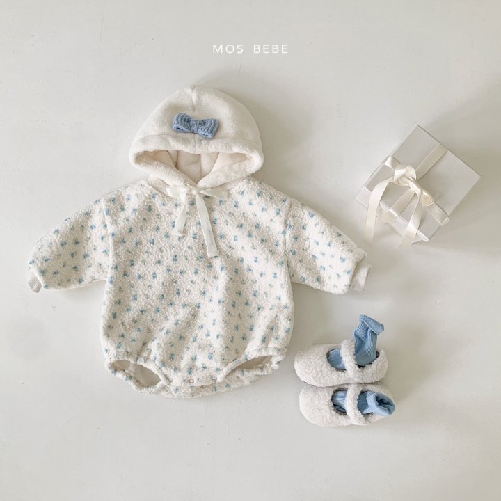 Mos Bebe - Korean Baby Fashion - #babyboutique - Ribbon Flower Suit - 4