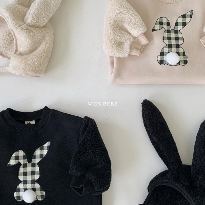 Mos Bebe - Korean Baby Fashion - #babylifestyle - Check Rabbit Suit - 10