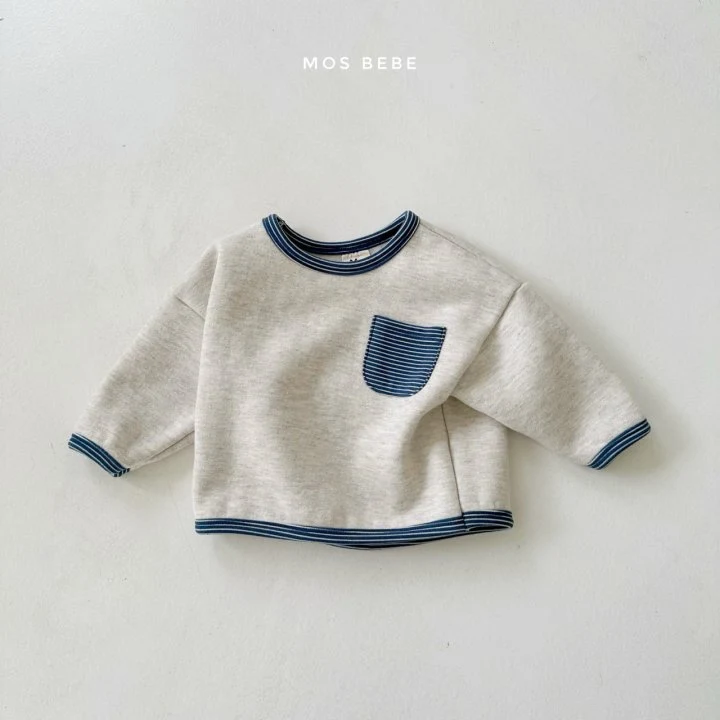 Mos Bebe - Korean Baby Fashion - #babylifestyle - Warm Fleece Tee - 5