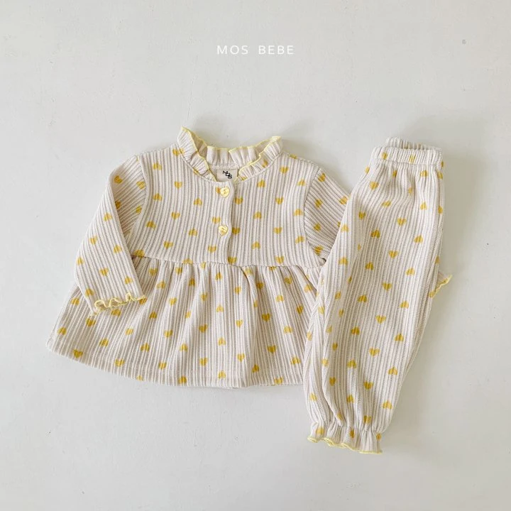 Mos Bebe - Korean Baby Fashion - #babyoninstagram - Heart Bonbon Set - 8