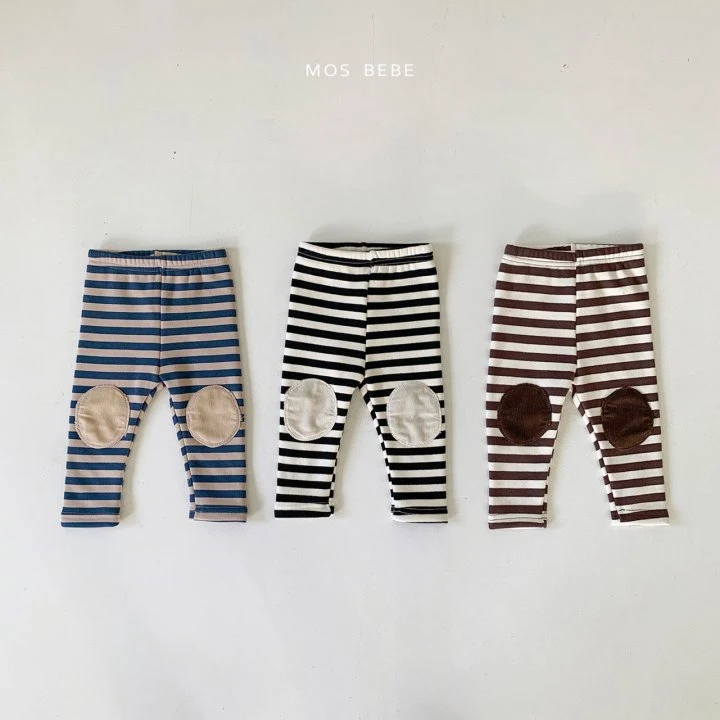 Mos Bebe - Korean Baby Fashion - #babyoutfit - Monsel Patch Leggings - 9