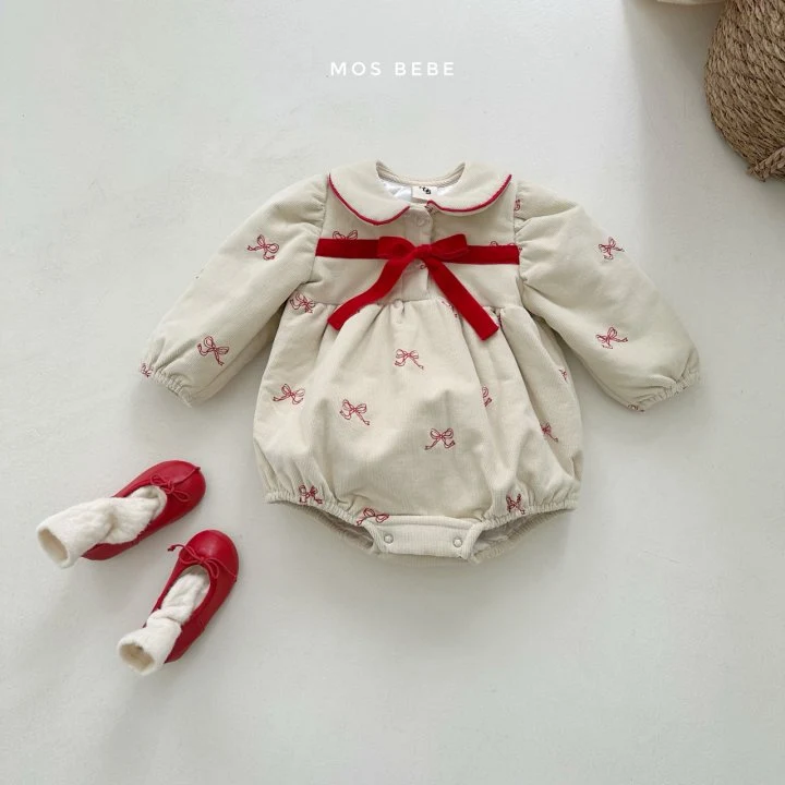 Mos Bebe - Korean Baby Fashion - #babywear - Merry Ribbon Suit