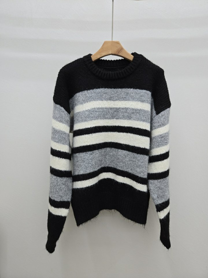 Most - Korean Women Fashion - #momslook - Multi Round Knit - 2