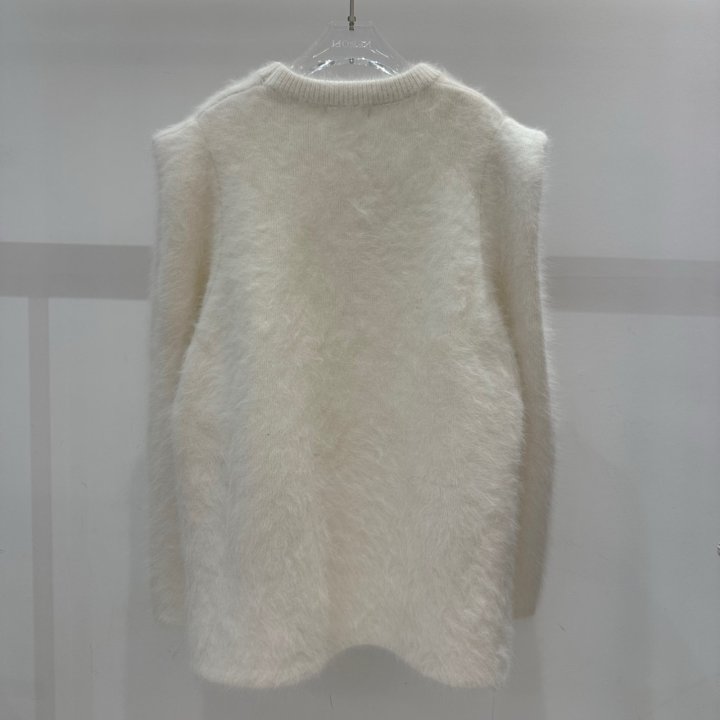 Neroli36 - Korean Women Fashion - #womensfashion - Mink Puff Knit - 11