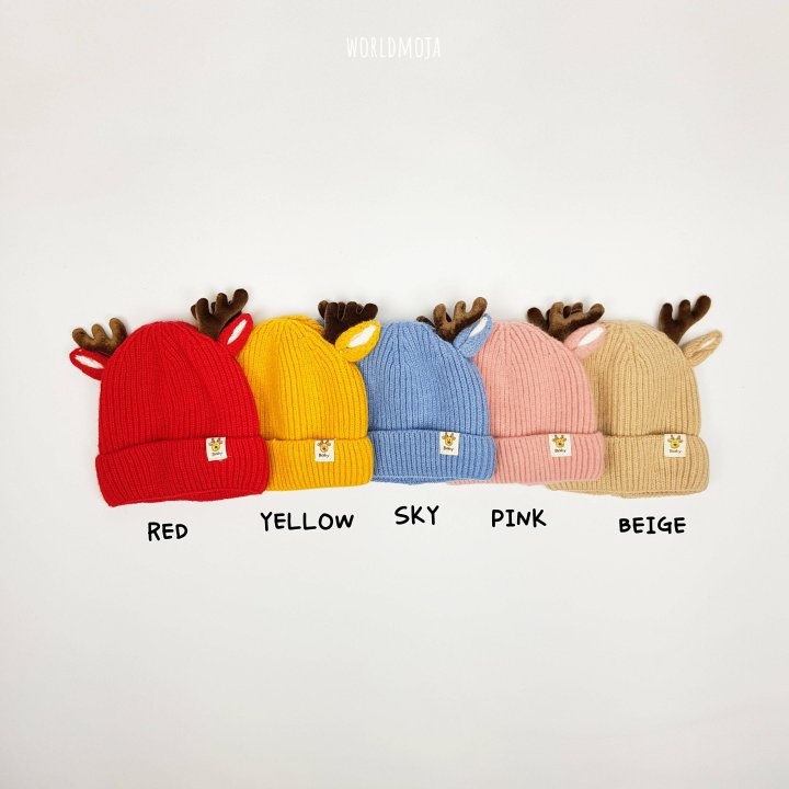 New World - Korean Baby Fashion - #babyfever - Rudolph Beanie - 2