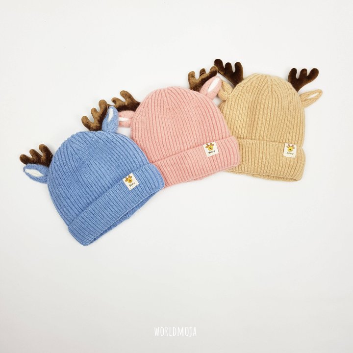 New World - Korean Baby Fashion - #babygirlfashion - Rudolph Beanie - 4