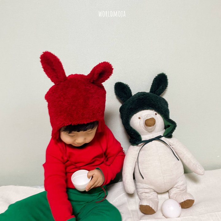 New World - Korean Baby Fashion - #babyoutfit - Christmas Rabbit Hat - 10