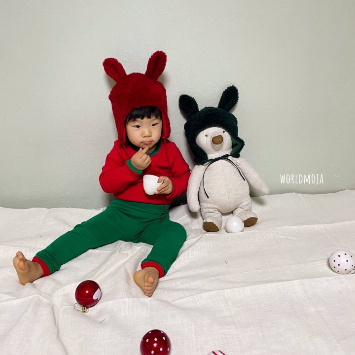 New World - Korean Baby Fashion - #babyoutfit - Christmas Rabbit Hat - 9