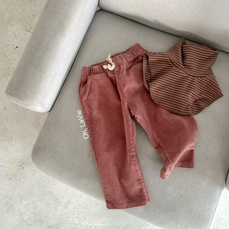 Oh lavie - Korean Children Fashion - #fashionkids - Corduroy Pants - 11