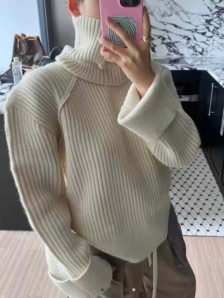 One the woman - Korean Women Fashion - #momslook - Celeb Knit Set