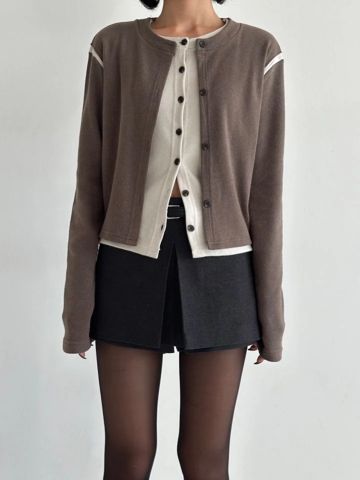 One the woman - Korean Women Fashion - #womensfashion - Arc Two-way Cardigan - 5