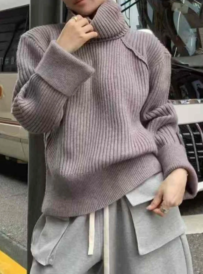 One the woman - Korean Women Fashion - #momslook - Celeb Knit Set - 4