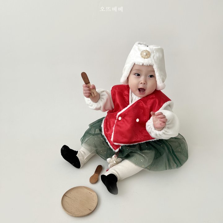 Oott Bebe - Korean Baby Fashion - #babyboutique - Warm Hanbok Vest - 9