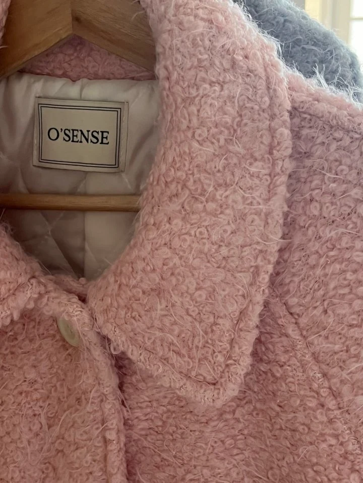 Osense - Korean Women Fashion - #momslook - Cloud Winter Half Coat - 12